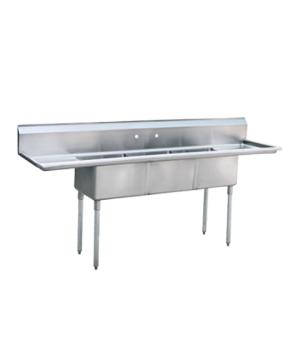 Whitehouse commercial sinks THREE-(3)-COMPARTMENT-SINK-Atosa-Catering-Equipment-Model-MRSA‐3‐D