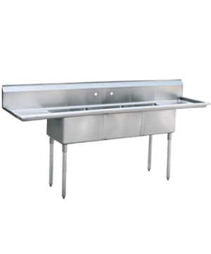 East Texas commercial sinks THREE-(3)-COMPARTMENT-SINK-Atosa-Catering-Equipment-Model-MRSB‐3‐D