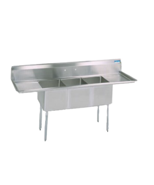 Commercial sinks Whitehouse THREE-(3)-COMPARTMENT-SINK-BK Resources-Model-BKS‐3‐1620‐12-18T